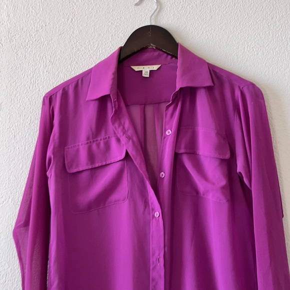 Sheer button down - Picture 5 of 5